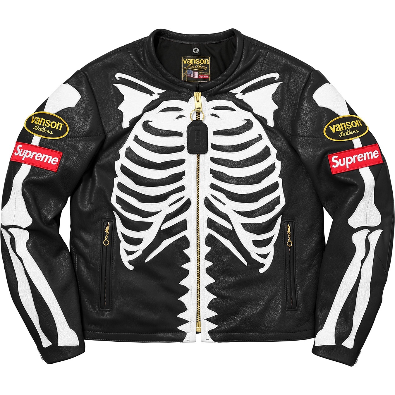 Supreme®/Vanson® Leather Bones Jacket view 17